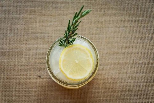 Sorbete de limón sin alcohol